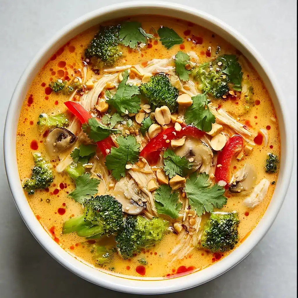 Slow Cooker Thai Coconut Chicken Soup Recipe - Recipe Image