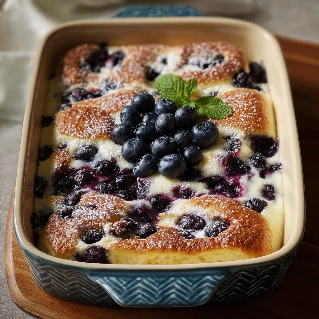 Blueberry Buttermilk Pancake Casserole Recipe - Recipe Image
