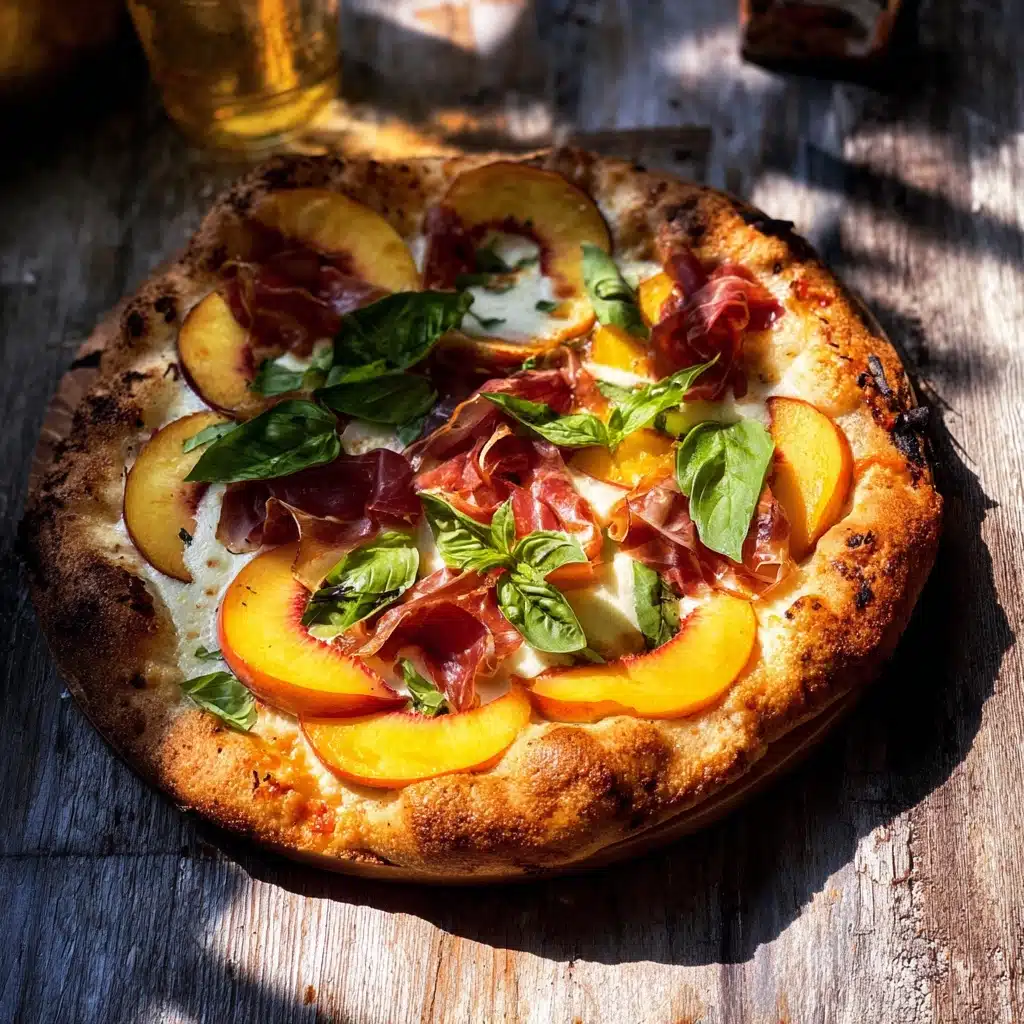 Prosciutto Peach Pizza Recipe