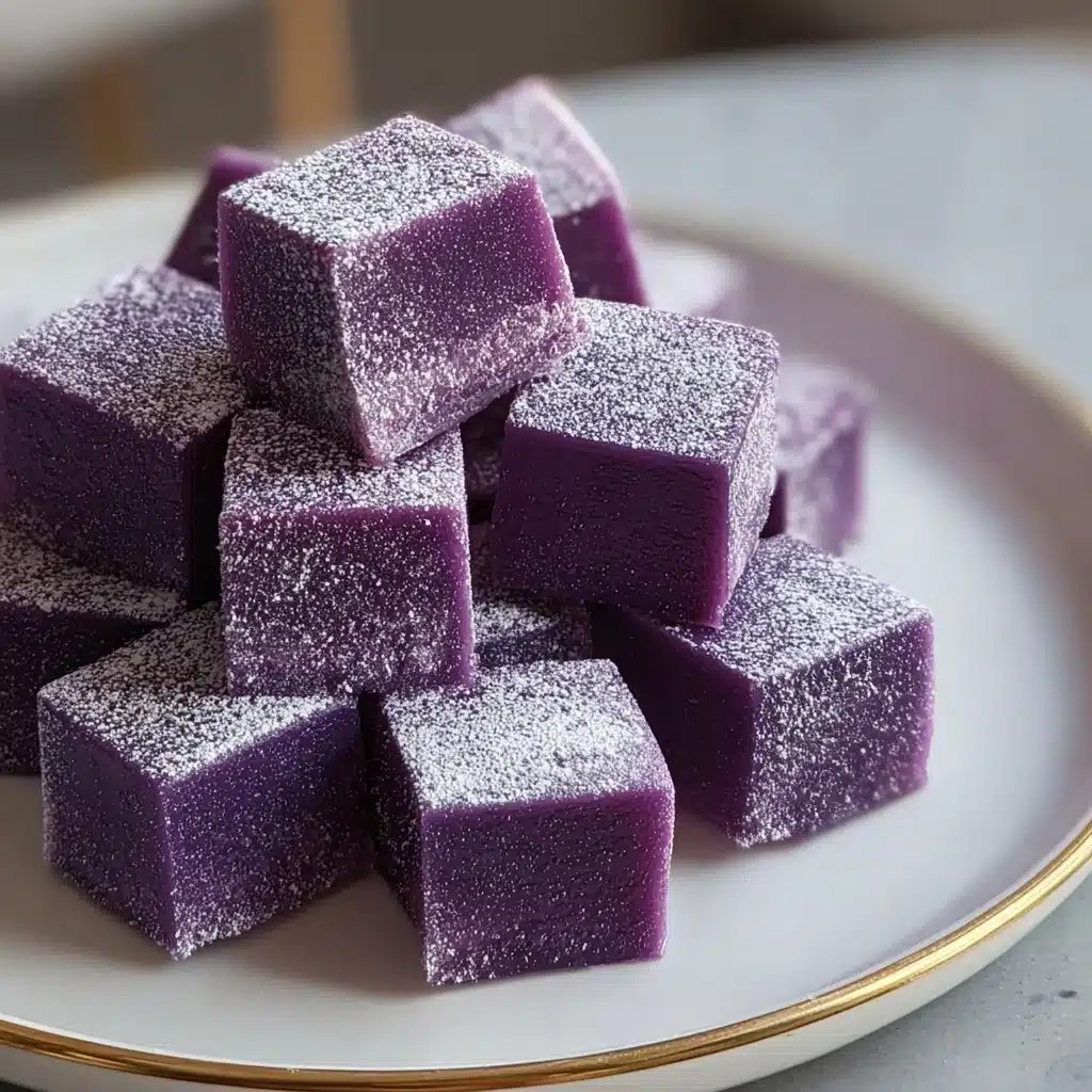 Hawaiian Butter Mochi with Ube Recipe - Recipe Image