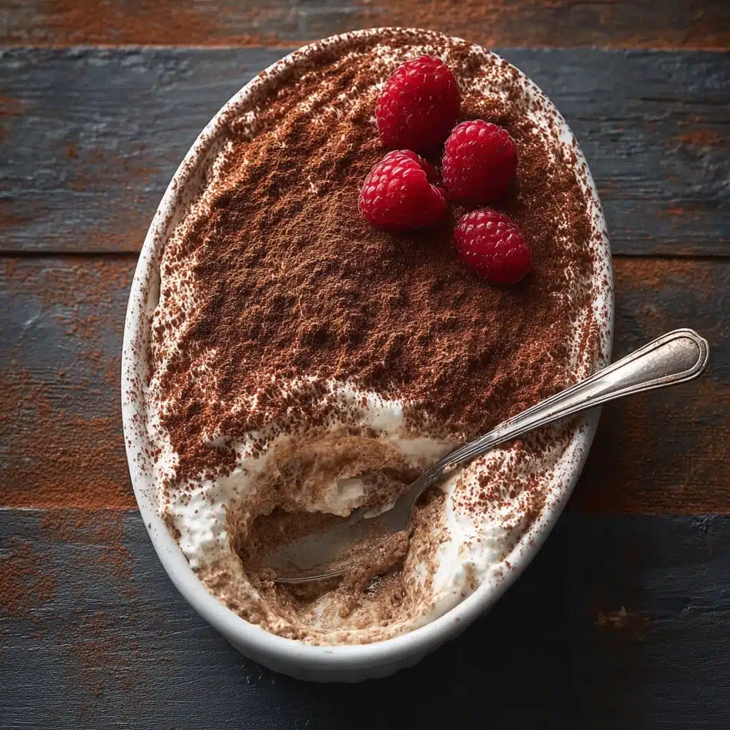 High Protein Tiramisu Overnight Oats (sugar-free) Recipe - Recipe Image