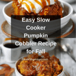 Slow Cooker Pumpkin Cobbler Recipe