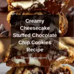Cheesecake Stuffed Chocolate Chip Cookies Recipe
