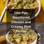 One Pan Smothered Chicken and Rice Recipe