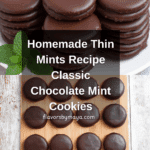 Homemade Thin Mints Girl Scout Cookies Recipe