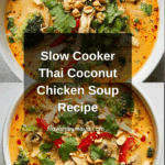 Slow Cooker Thai Coconut Chicken Soup Recipe