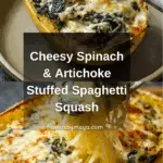 Spinach and Artichoke Stuffed Spaghetti Squash Recipe
