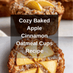 Tasty Baked Apple Cinnamon Oatmeal Cups Recipe