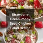 Strawberry Pecan Poppy Seed Chicken Salad Recipe