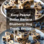 Peanut Butter Banana Blueberry Dog Treats Recipe
