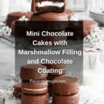 Mini Chocolate Cakes with Marshmallow Recipe
