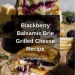 Blackberry Balsamic and Brie Grilled Cheese Recipe