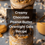 Chocolate Peanut Butter Overnight Oats Recipe