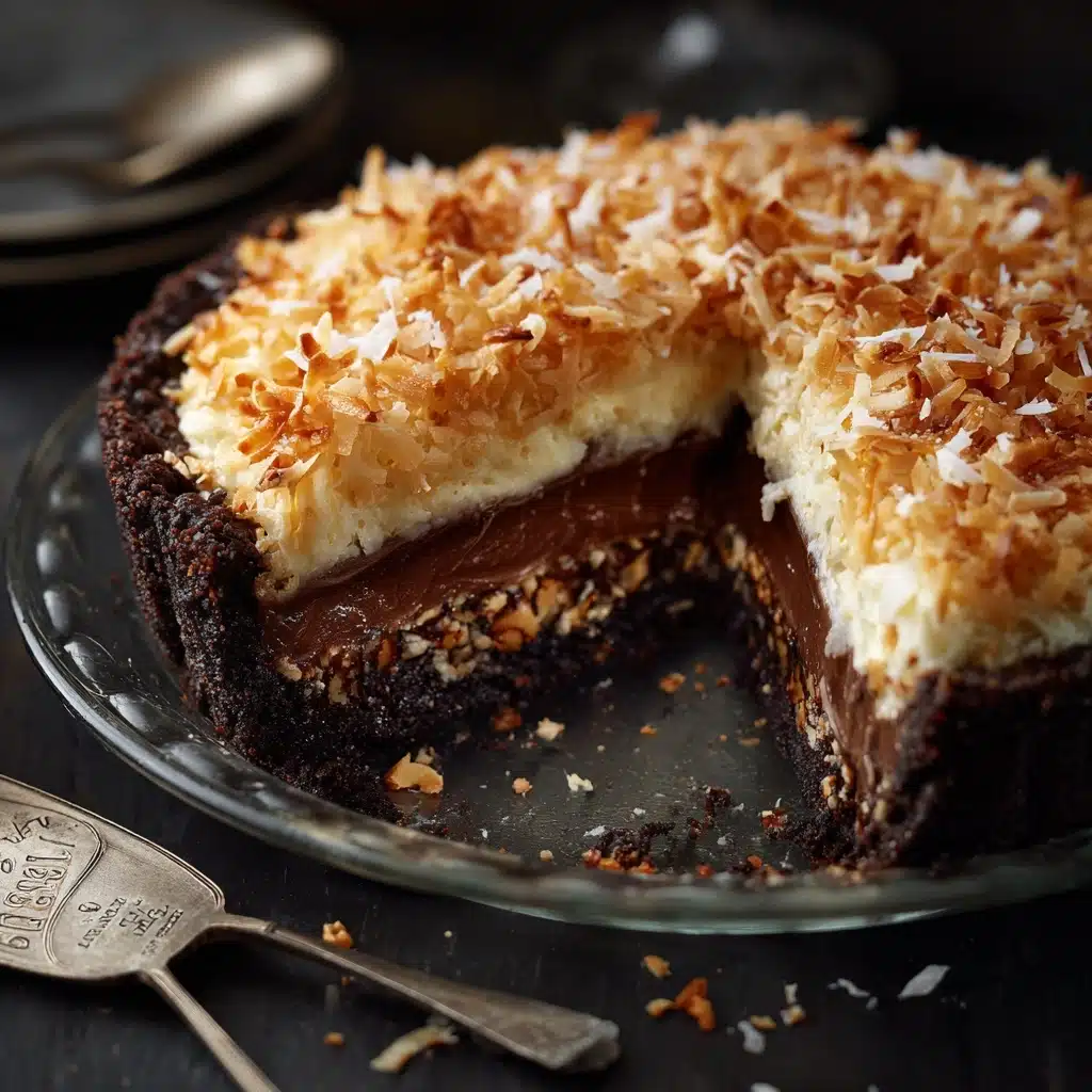 No-Bake German Chocolate Pie Recipe - Recipe Image