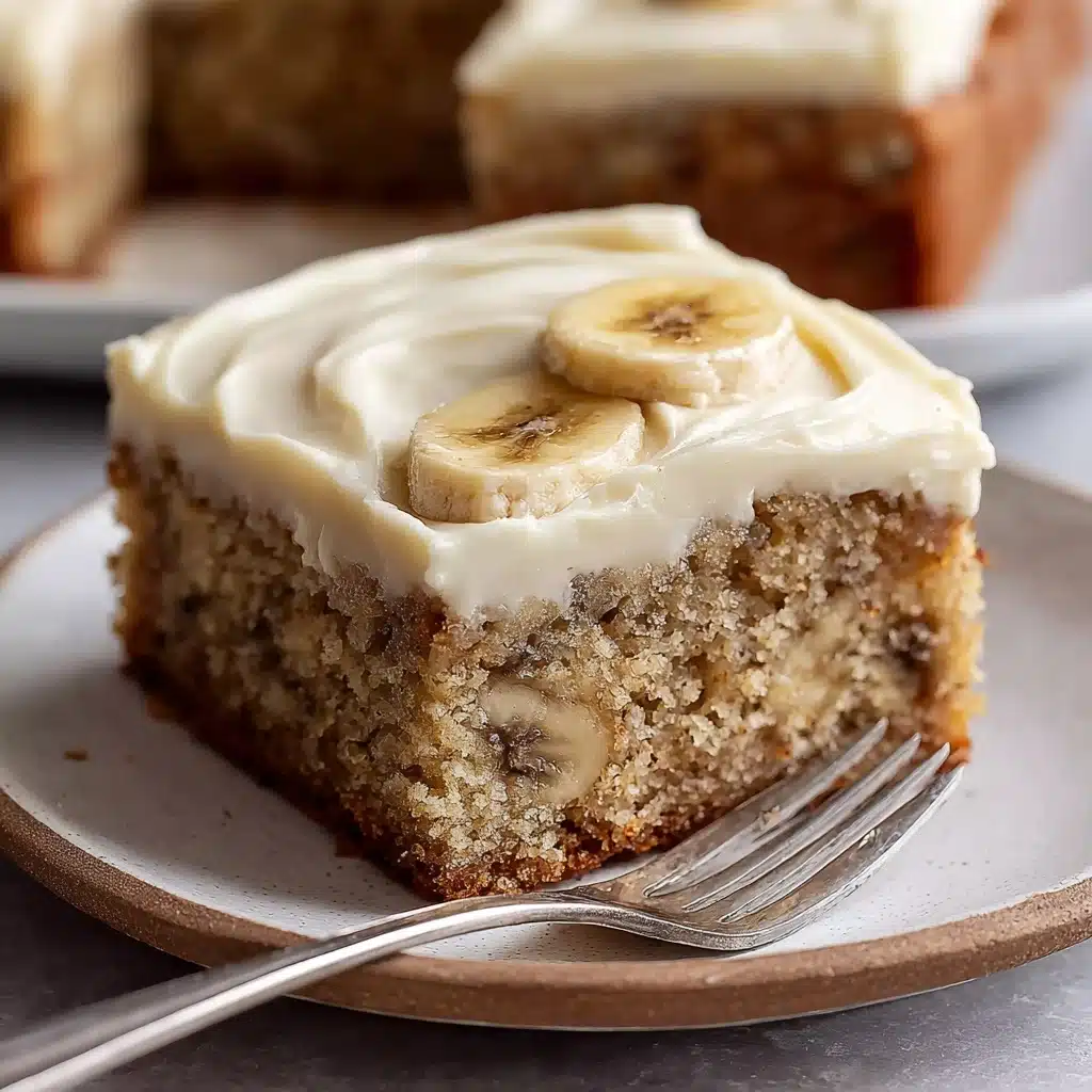 Moist Banana Bars with Cream Cheese Frosting Recipe - Recipe Image