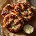 Spinach Artichoke Stuffed Pretzels Recipe