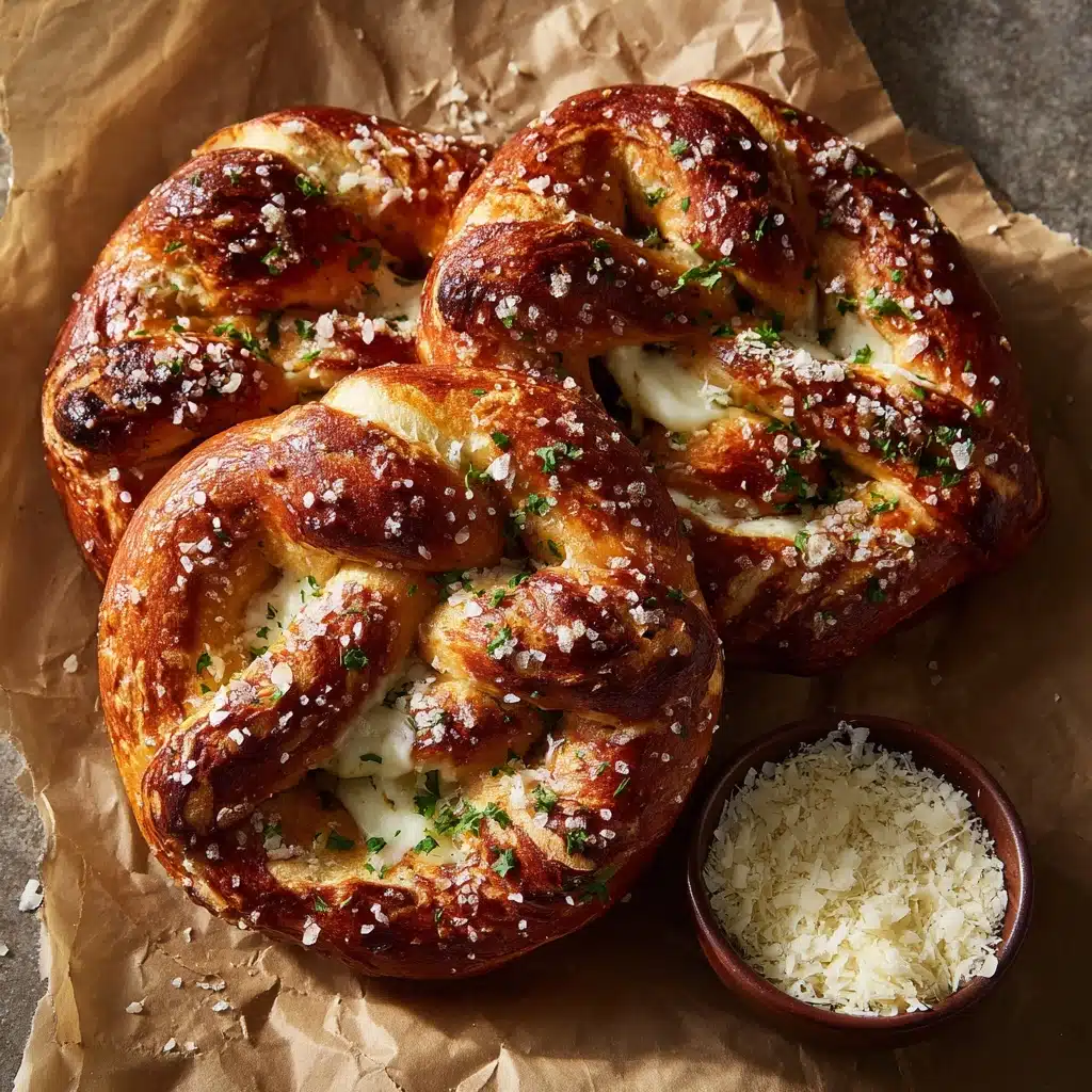 Spinach Artichoke Stuffed Pretzels Recipe