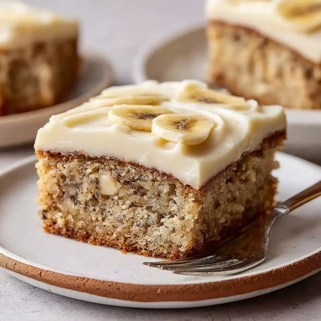 Moist Banana Bars with Cream Cheese Frosting Recipe
