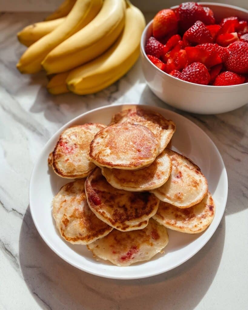 Strawberry Banana Pancakes Recipe