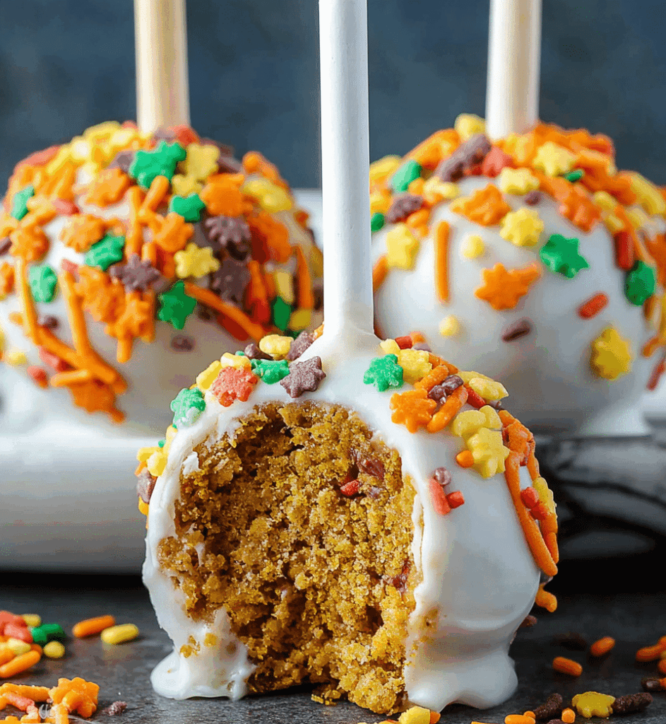 Easy Pumpkin Cake Pops Recipe