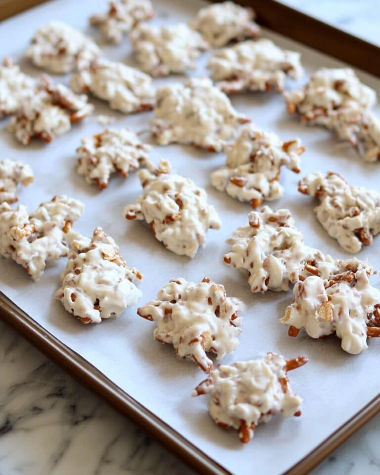 White Chocolate Peanut Pretzel Rice Krispie Treats Recipe