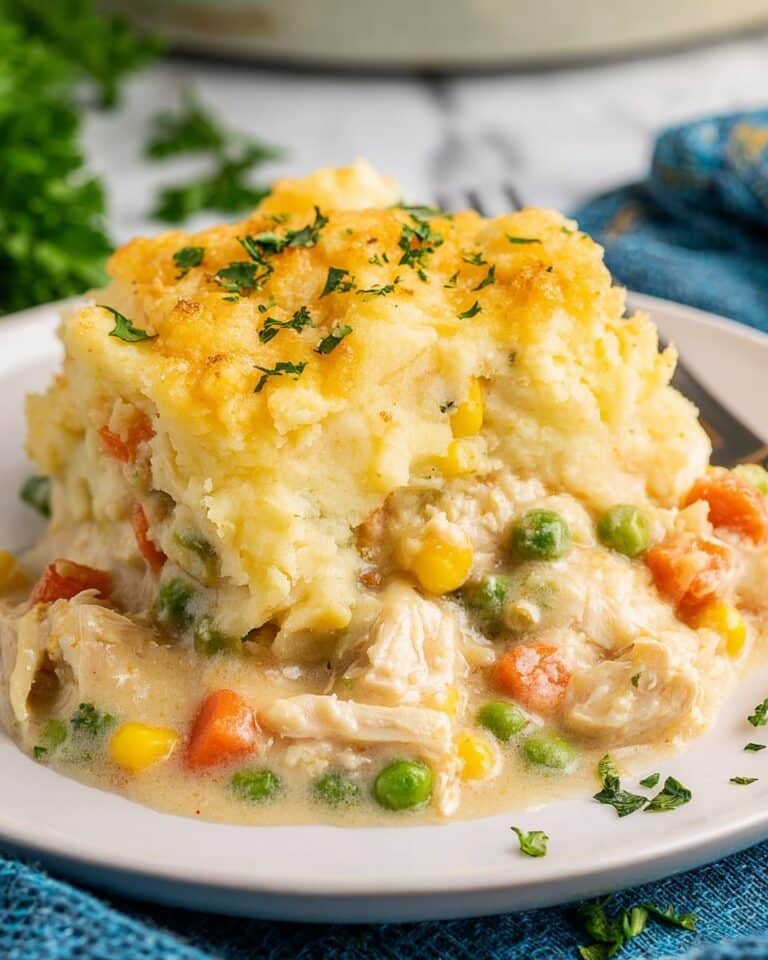 Slow Cooker Chicken Cobbler Recipe