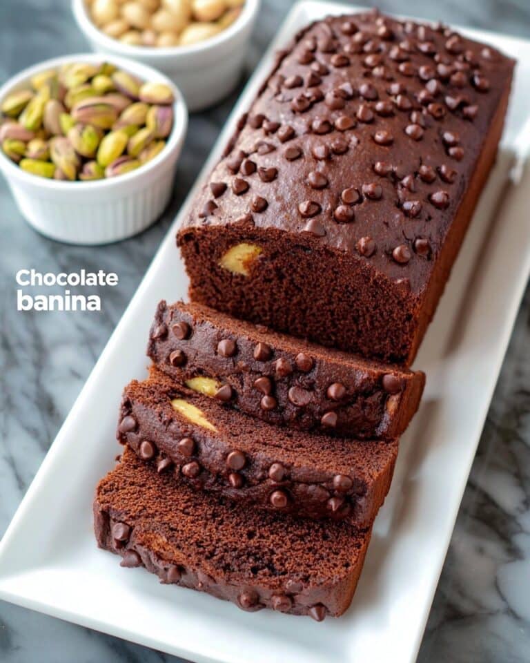 Eggless Chocolate Banana Cake Recipe
