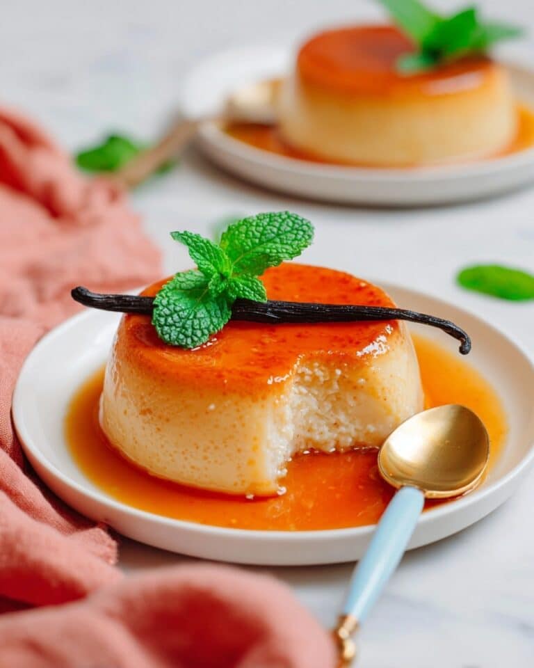 Vegan Caramel Semolina Pudding Recipe