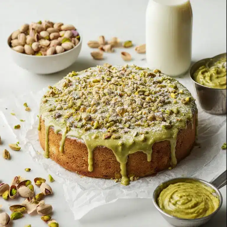 Vegan Pistachio Coffee Cake Recipe
