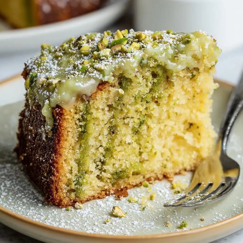 Vegan Pistachio Coffee Cake Recipe - Recipe Image