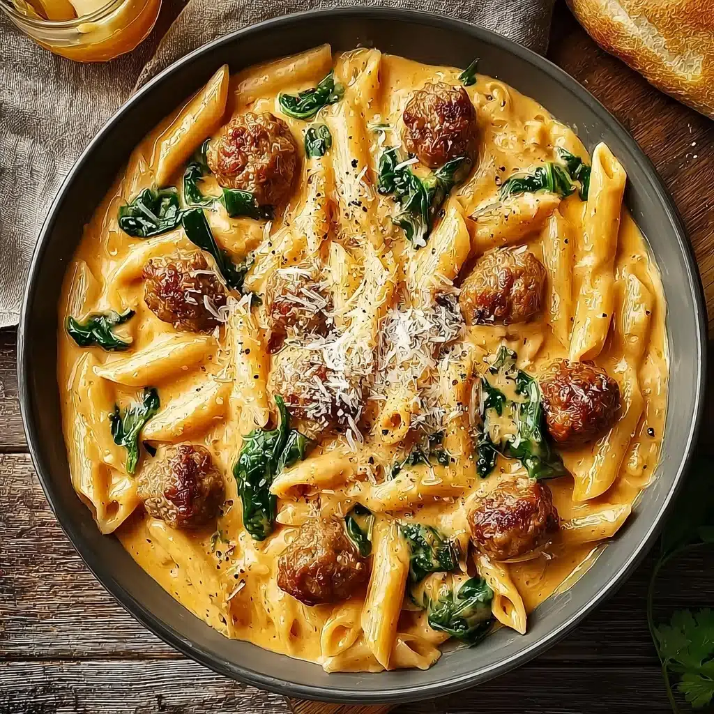 Creamy Cajun Sausage Pasta That's Comfort Food Bliss Recipe - Recipe Image