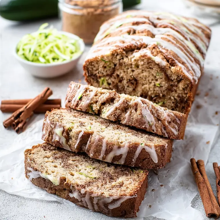 Cinnamon Swirl Zucchini Bread Recipe