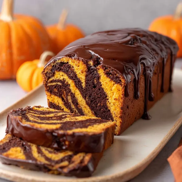 Pumpkin Marble Cake (vegan) Recipe