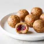 Peanut butter and jelly energy balls Recipe