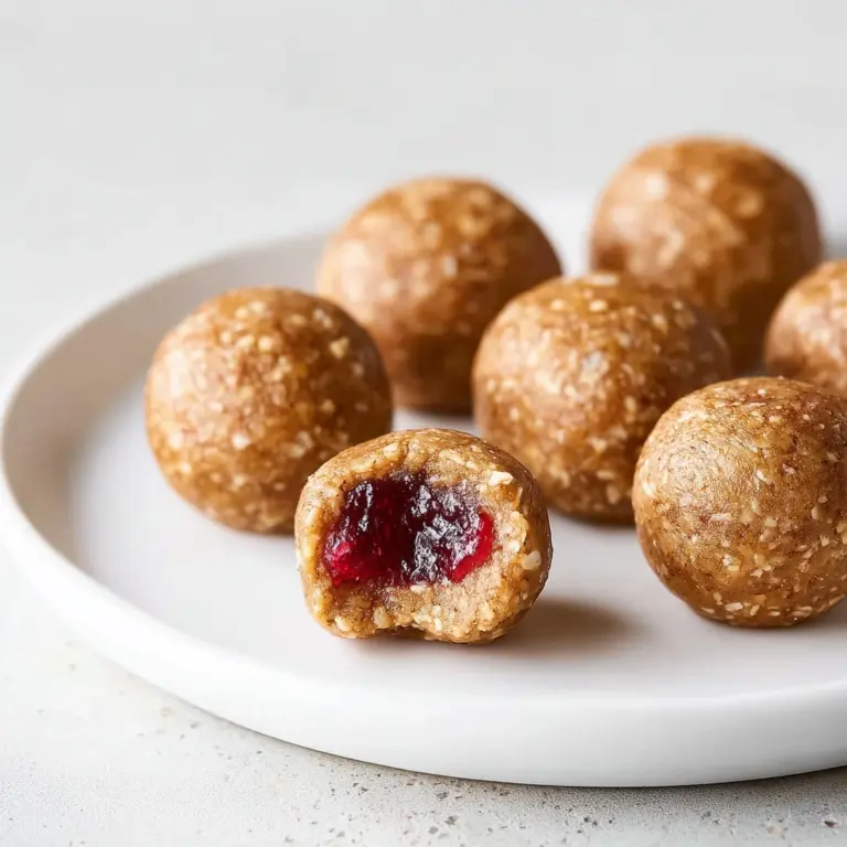 Peanut butter and jelly energy balls Recipe