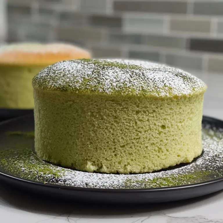 Matcha Japanese Cheesecake Recipe