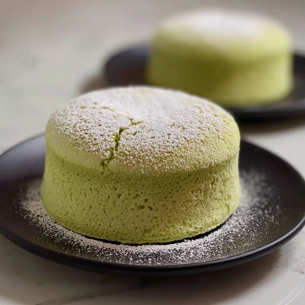 Matcha Japanese Cheesecake Recipe - Recipe Image