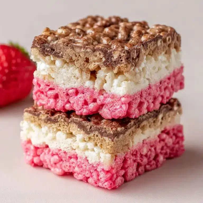 Neapolitan Rice Krispies Treats Recipe