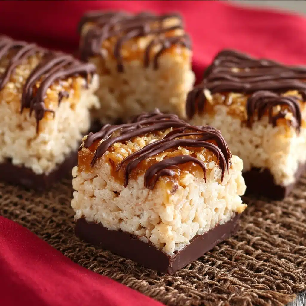 Samoa Rice Krispie Treats Recipe