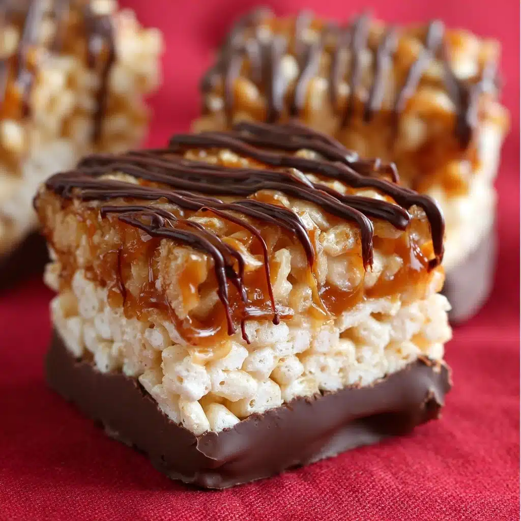 Samoa Rice Krispie Treats Recipe - Recipe Image