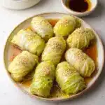 Healthy Steamed Cabbage Rolls Recipe