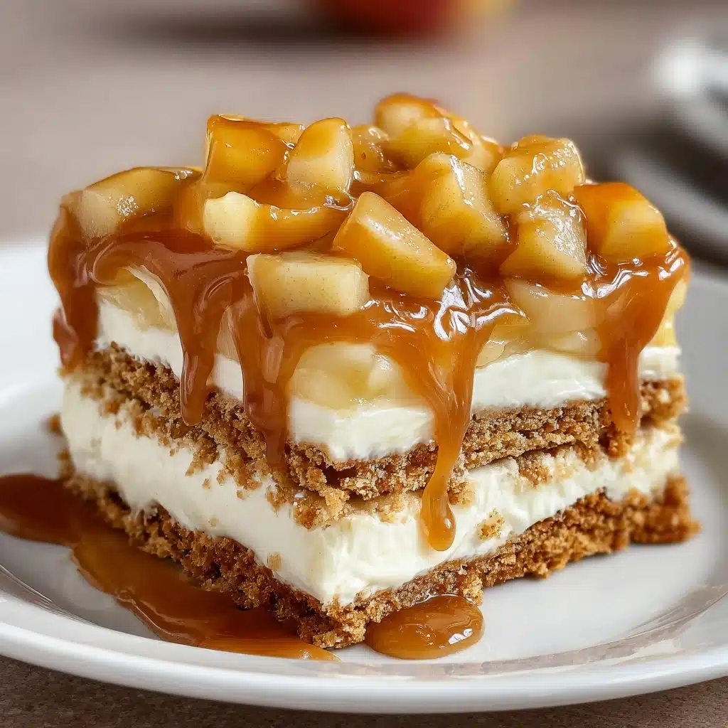 Caramel Apple Eclair Cake Recipe - Recipe Image
