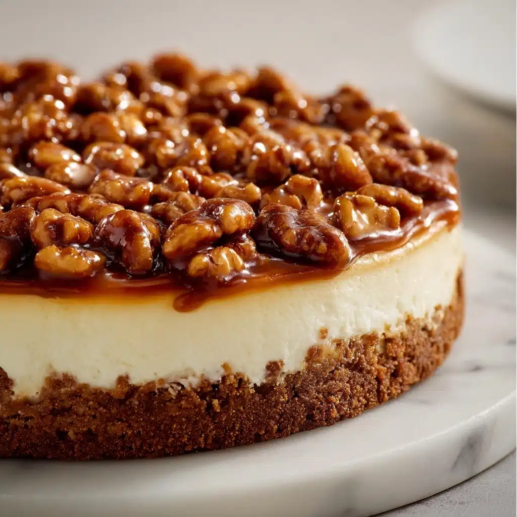 Caramel Pecan Cheesecake Recipe - Recipe Image