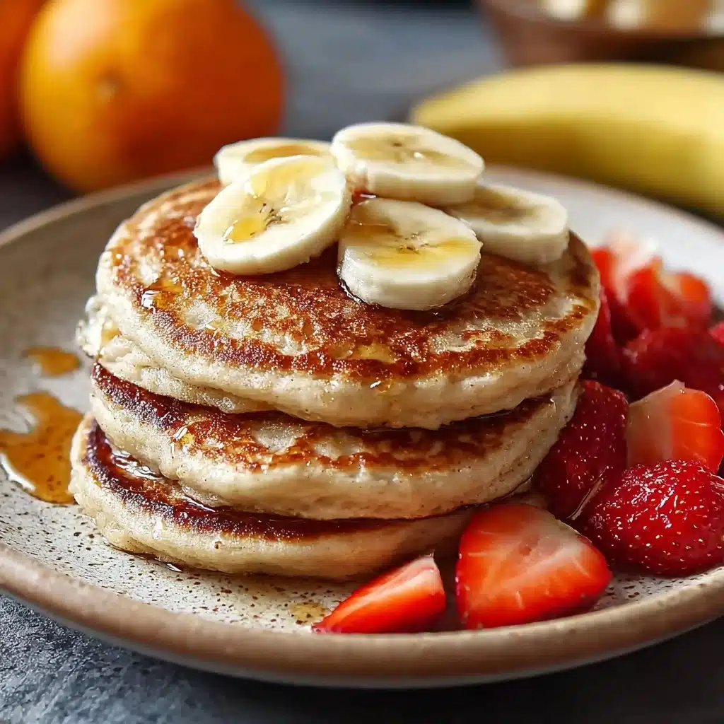 3 Ingredient Banana Oatmeal Pancakes Recipe
