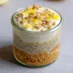 Lemon Cheesecake Overnight Oats Recipe