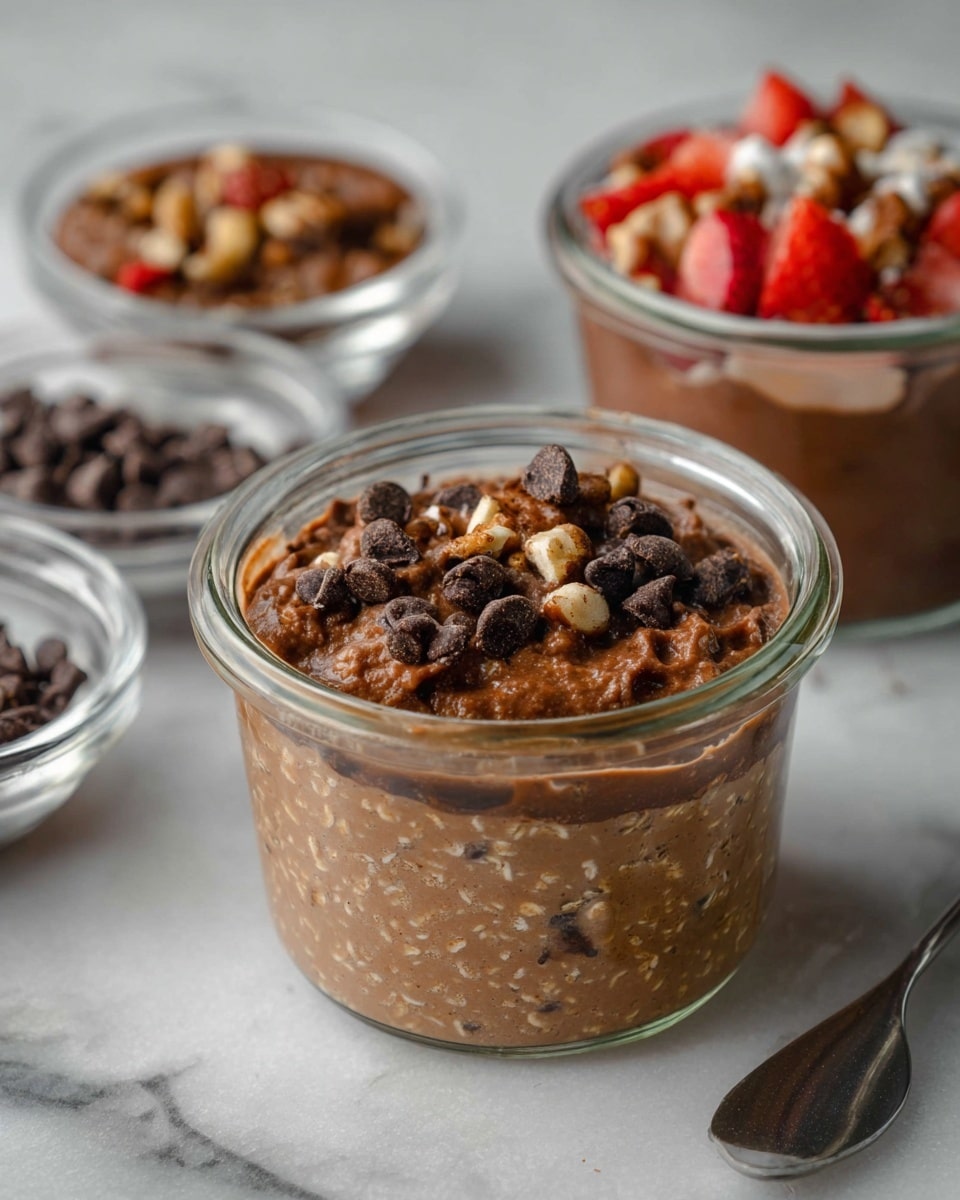 Brownie Batter Chocolate Overnight Oats Recipe