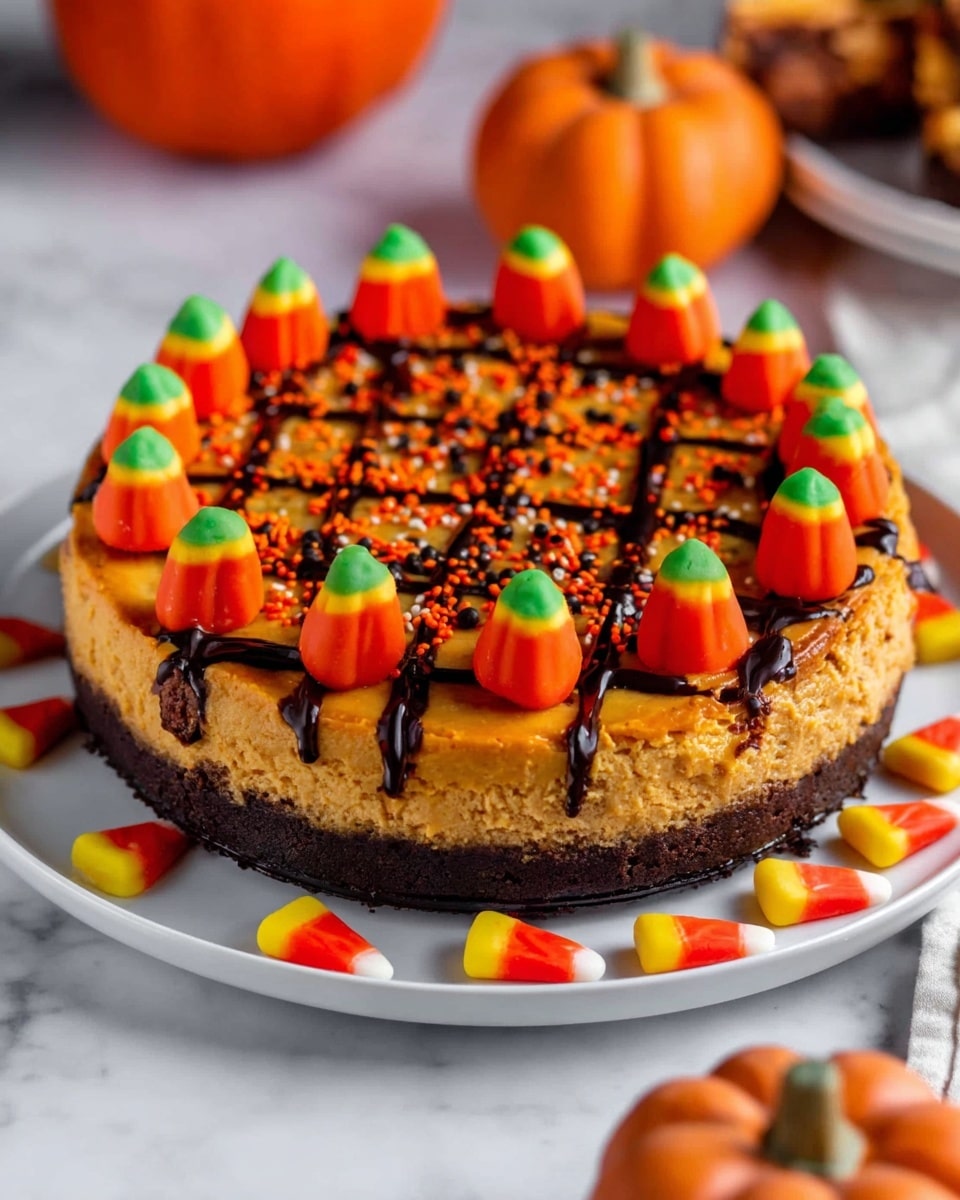 Halloween Pumpkin Cheesecake Recipe
