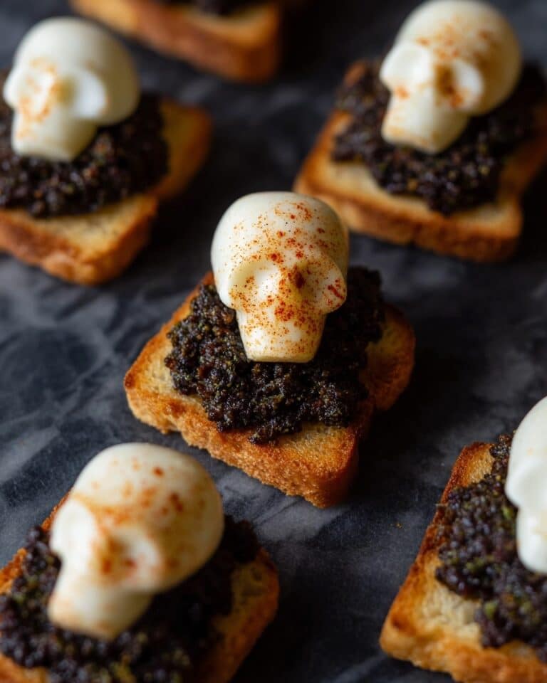Mozzarella Cheese Skulls Recipe