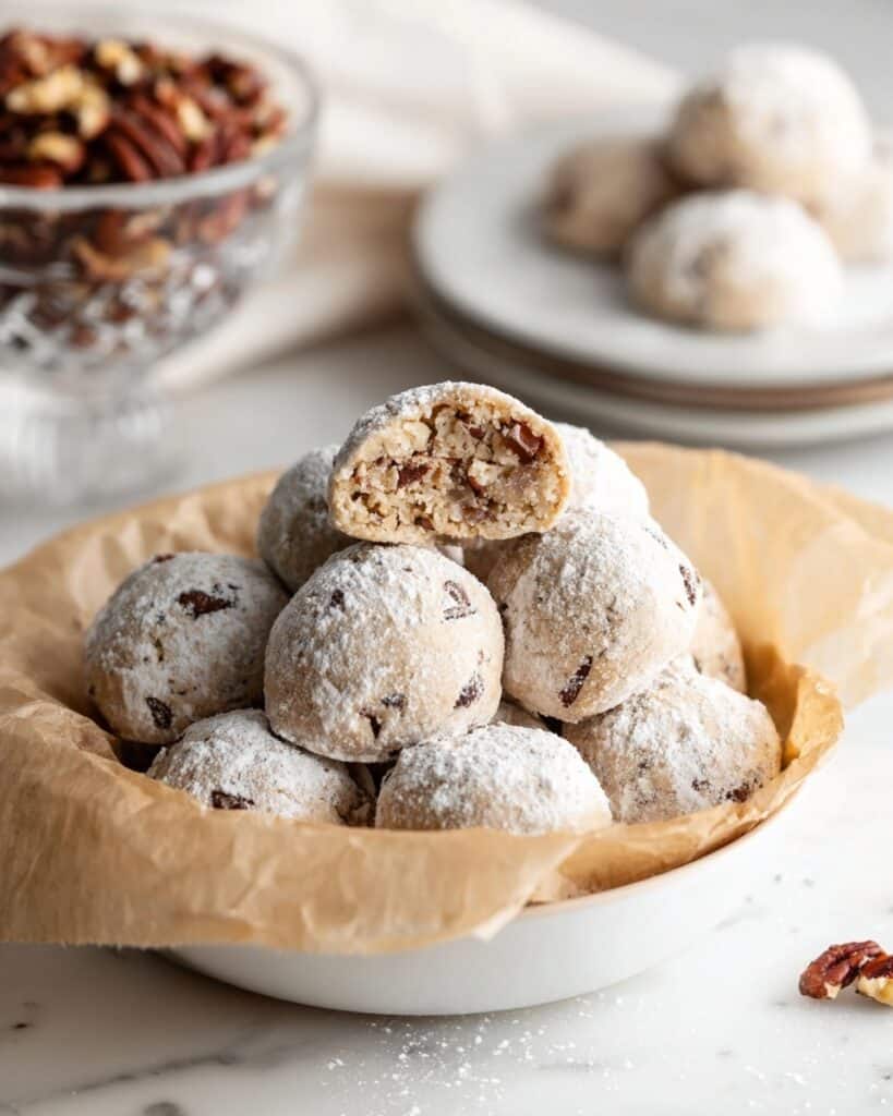 Buttery Pecan Snowball Cookies Recipe