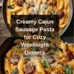 Creamy Cajun Sausage Pasta That's Comfort Food Bliss Recipe